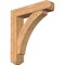 Ekena Millwork Thorton Craftsman Smooth Bracket w/ Offset Brace, Western Red Cedar, 7 1/2"W x 34"D x 38"H BKT0806X34X38THR04SWR - alternate 1